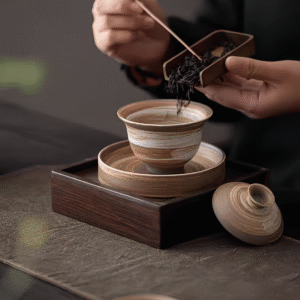 Kung Fu Tea Set (Japanese Coarse Pottery Set)