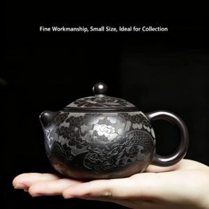 Covered Bowl & Teapot (Purple Clay / Clay Teapot)