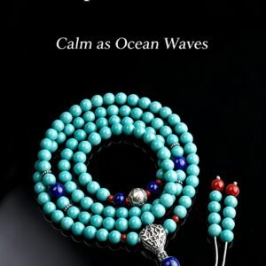 Turquoise 108-Bead Long Strand